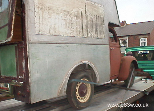 back corner of the van