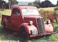 E83W pickup in a Welsh field